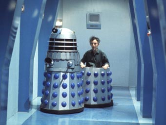 John Scott Martin in Dalek casing